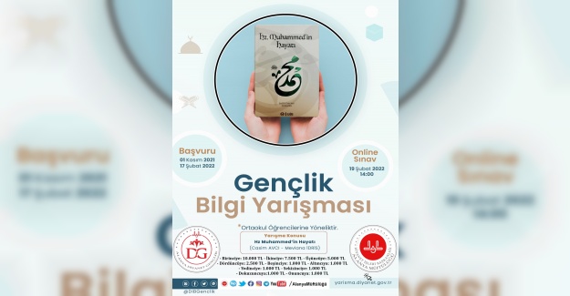 10 Bin tl Ödüllü Gençlik Bilgi Yarışması'na Başvurular Devam Ediyor