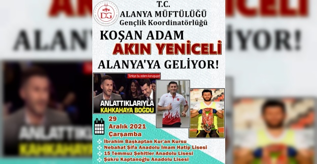 Koşan Adam Akın Yeniceli Alanya'ya Geliyor