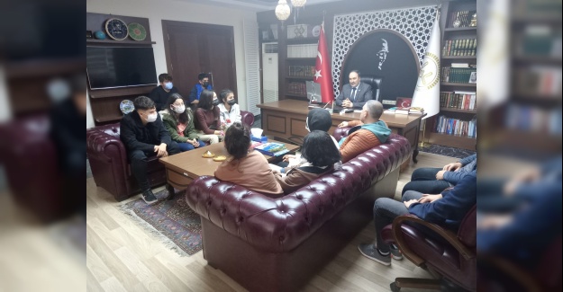 Şükrü Kaptanoğlu Anadolu Lisesi Öğrencilerinden Müftülüğe Ziyaret