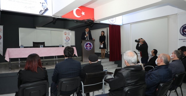 Barbaros Azakoğlu Ortaokulu Mehmet Özkan Kütüphanesi Açıldı