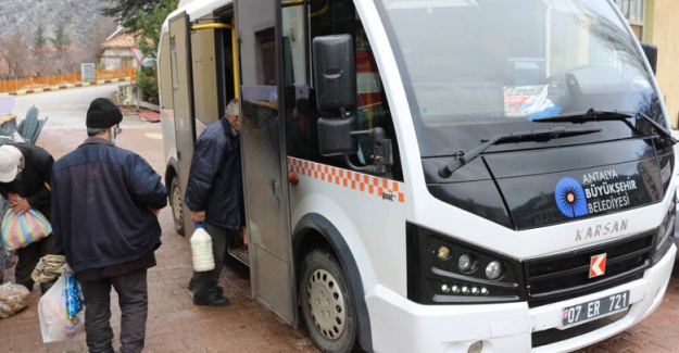 İbradı’da Ücretsiz Ulaşım Takdir Topluyor