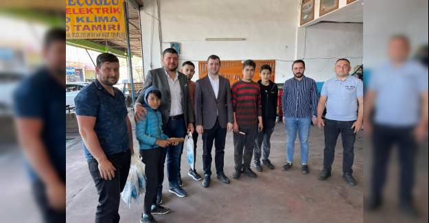 AK Parti Alanya İlçe Teşkilatı Gençlik Kolları Başkanı ve Yönetimi Konaklı ve Payallar Sanayisini Ziyaret Ettiler