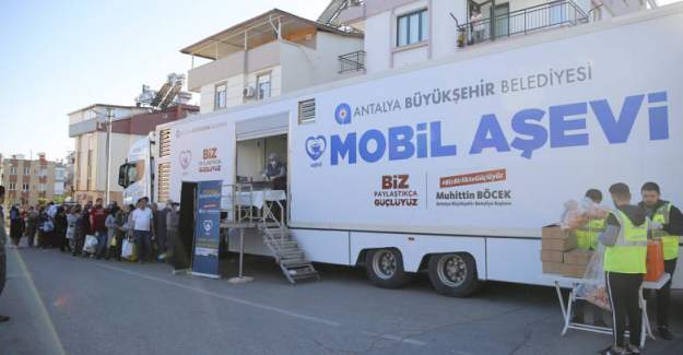 Büyükşehir Mobil Aşevi Ramazan’da Her Gün Farklı Mahallede