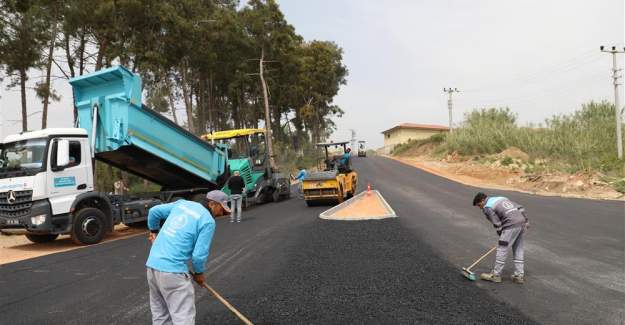 Türkler Mahallesi'nde Deliktaş-Akdam Yolu Sıcak Asfaltla Buluştu