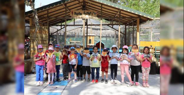 Antalya Hayvanat Bahçesi’nde Minik Öğrenciler İçin Renkli Etkinlik