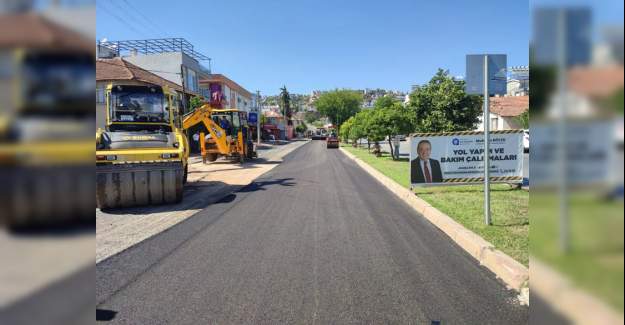 Barış Manço Bulvarı’nın Asfaltı Yenilendi