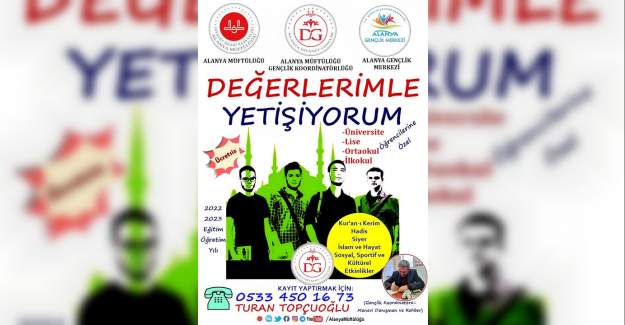 "Değerlerimle Yetişiyorum" A Kayıtlar Başladı