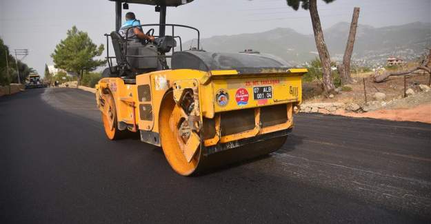 Dimçayı Yolu Sıcak Asfaltla Konforlu Hale Geliyor
