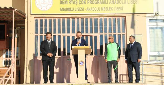 Kaymakam Ürkmezer Demirtaş Çok Programlı Anadolu Lisesi ve Anadolu Meslek Lisesini Ziyaret Etti