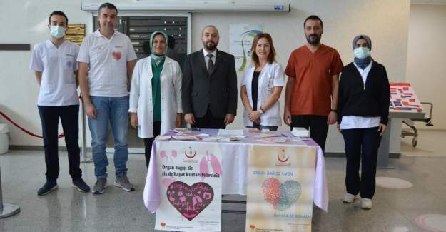 Alanya EAH'sinde Organ Bağışı Haftası Kapsamında Stant Kuruldu