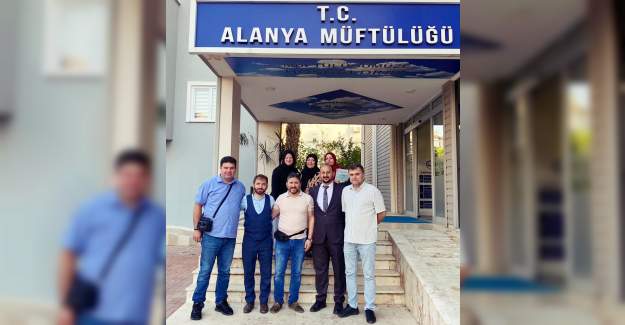 Ditib Essen ve Düsseldorf Cami Derneklerinden Alanya Müftülüğüne Ziyaret