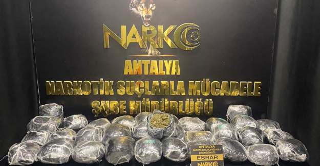 Antalya Emniyeti Dur Durak Bilmeden Uyuşturucu İle Savaşıyor