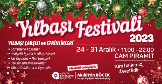 Yeni yıl Eğlencesi Büyükşehir’in Yılbaşı Festivalinde Yaşanacak