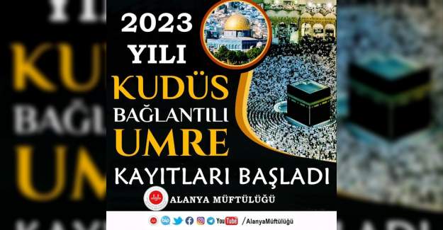 2023 Yılı Kudüs Bağlantılı Umre Kayıtları Başladı