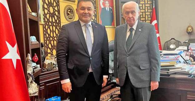 Başkan Yücel, MHP Genel Başkanı Bahçeli'yi  Ziyaret Etti