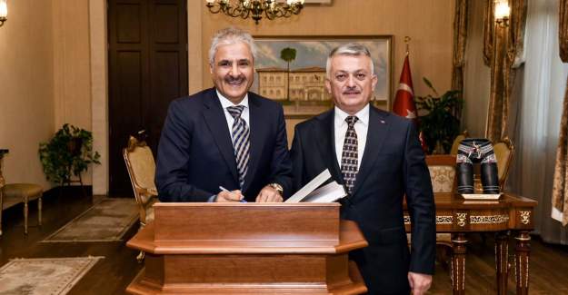 Vali Yazıcı Kuveyt Ankara Büyükelçisi Alenzi’yi Kabul Etti