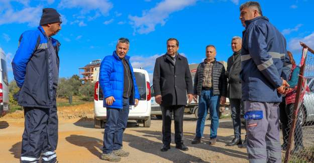 Gazipaşa Belediyesi Akalan İlk ve Ortaokulunun 30 Yıllık Kanalizasyon Sorununu Çözdü