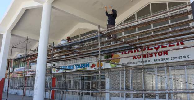 Büyükşehir’den Serik Çandır Toptancı Hali’ne Modern Dokunuşlar