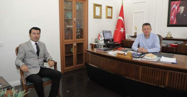 Alanya Alaaddin Keykubat Üniversitesi Eğitim ve Araştırma Hastanesi Başhekimi Yılmaz Güler Kaymakam Ürkmezer'i Ziyaret Etti