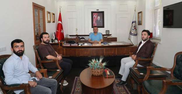 Alanya Alperen Ocakları İlçe Başkanlığından Kaymakam Ürkmezer'e Ziyaret