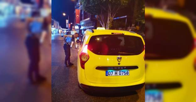 Alanya'da Taksi ve Halk Otobüsleri Denetlendi