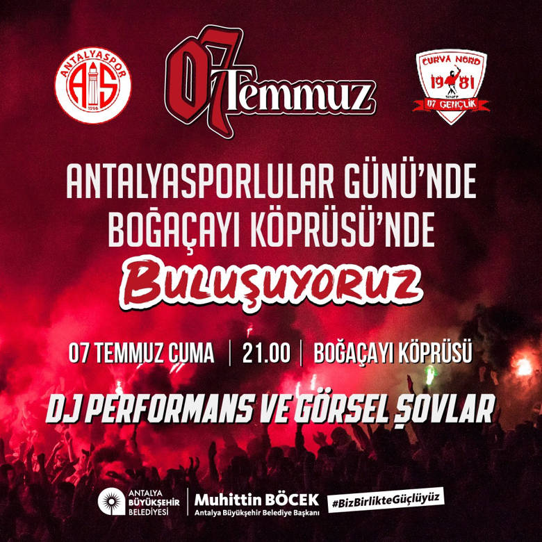 Antalyasporlular Günü Kutlanacak