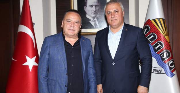 Başkan Böcek Altso Başkanı Erdem'i  Ziyaret Etti