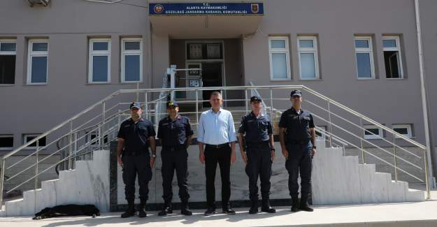 Kaymakam Ürkmezer Güzelbağ Jandarma Karakolunu Ziyaret Etti