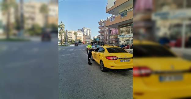 Ticari Taksi Sürücülerine Yönelik Trafik Denetlemeleri Gerçekleştirildi