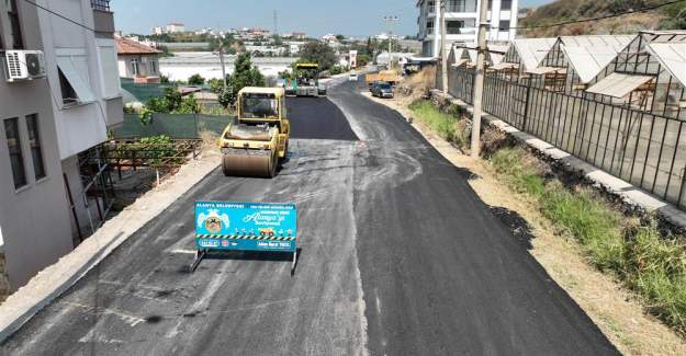 Alanya Belediyesi'nden Batı Bölgesine Büyük Asfalt Hamlesi