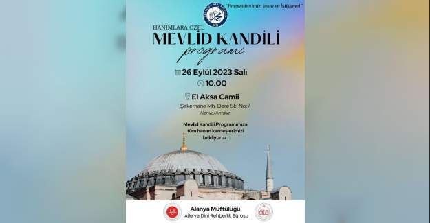 Bayanlara Yönelik Mevlid-i Nebi Programına Davet