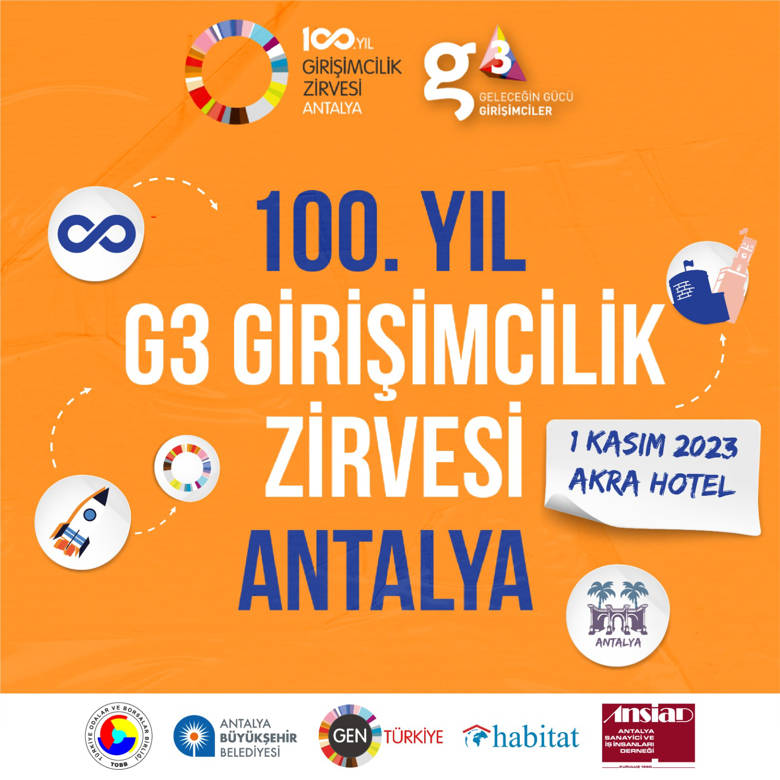 “100. Yıl G3 Girişimcilik Zirvesi" Düzenlenecek