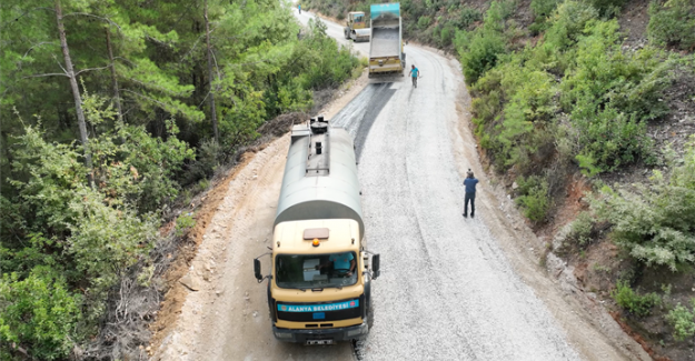 Üzümlü Yolu Asfaltla Buluştu