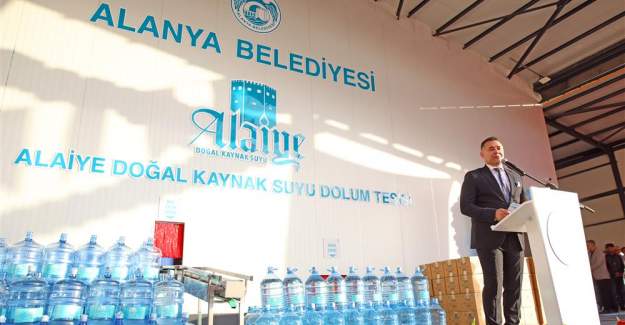 Alaiye Doğal Kaynak Suyu Üretim Fabrikası Hizmete Girdi