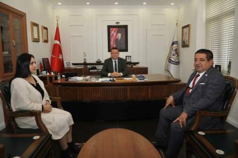 Anadolu Birliği Partisi Alanya İlçe Teşkilatından Kaymakam Ürkmezer'e Ziyaret