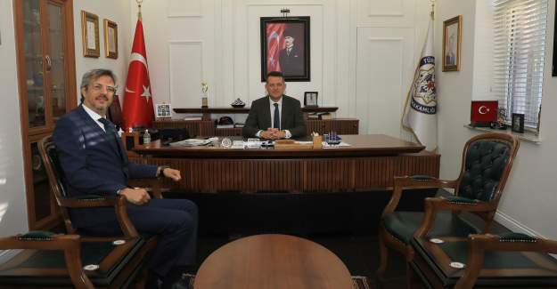 Zafer Partisi Alanya Belediye Başkan Adayından Kaymakam Ürkmezer'e Ziyaret