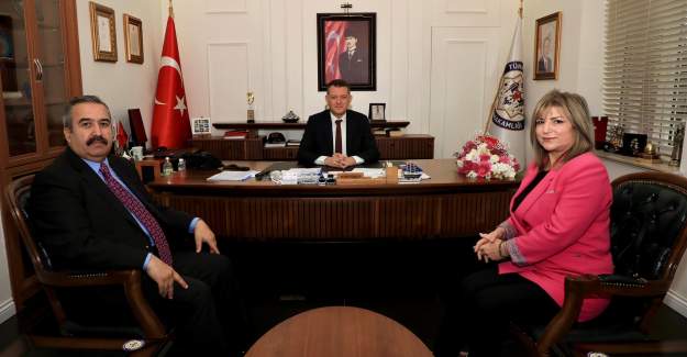Alanya Gelecek Partisi Belediye Başkan Adayı Mevlüt Demir'den Kaymakam Ürkmezer'e Ziyaret