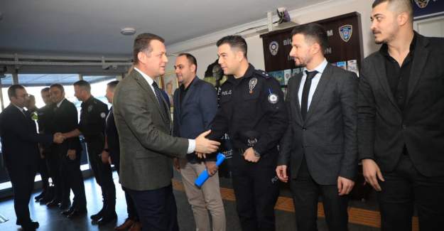 Kaymakam Ürkmezer'den Alanya İlçe Emniyet Müdürlüğü Personellerine Başarı Belgesi