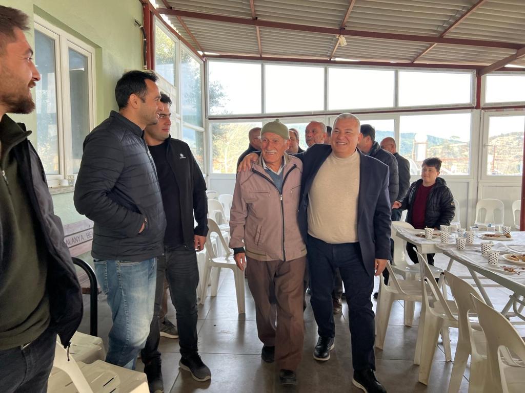 Şahin'e Alara Mahallesinde Büyük Destek