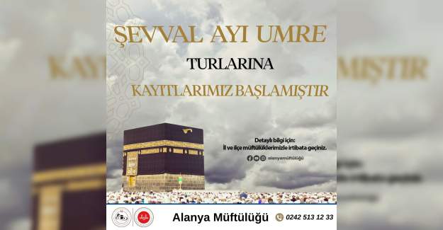 Şevval Ayı Umre  Turlarına Kayıtlar Başladı