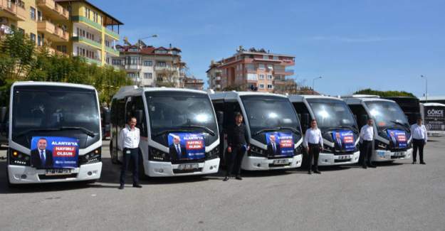 Alanya'da Midibüslü Ulaşım Dönemi Başlıyor