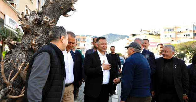 Esnaftan Başkan Yücel'e Sevgi Seli