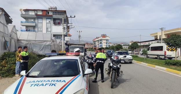 Alanya İlçe Jandarma Komutanlığı Tarafından Genel Trafik Uygulaması Yapıldı
