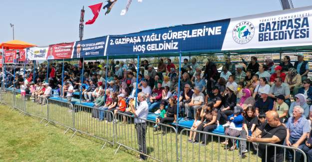 2. Gazipaşa Yağlı Güreşleri Yoğun Katılımla Tamamlandı