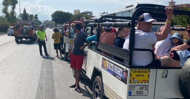 Safari Araçlarına Yönelik Trafik Denetlemesi Yapıldı