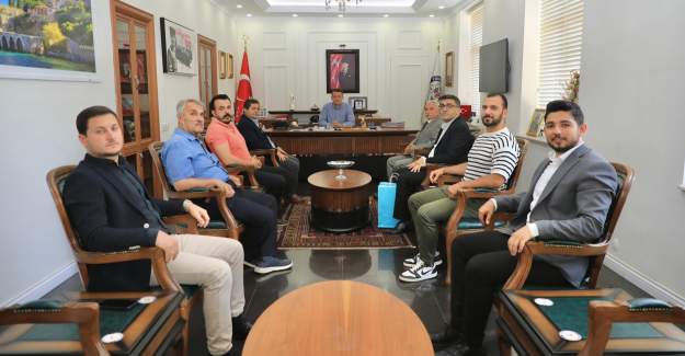 Türk Ocakları Alanya Şubesinden Kaymakam Ürkmezer'e Ziyaret