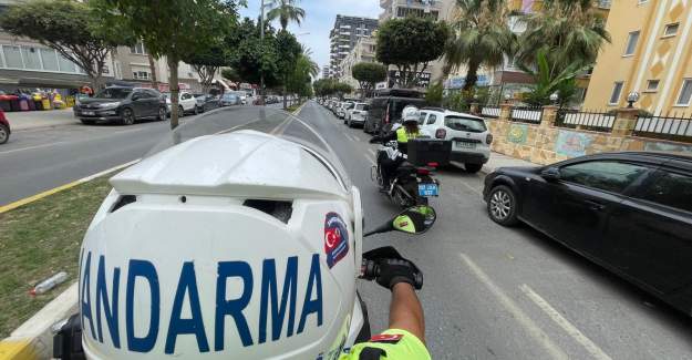 Alanya İlçe Jandarma Komutanlığı Tarafından Genel Trafik Uygulaması Yapıldı