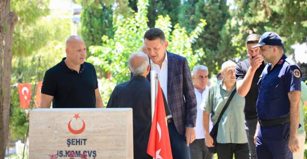 15 Temmuz Demokrasi ve Milli Birlik Gününde Alanya Garnizon Şehitliği Ziyaret Edildi