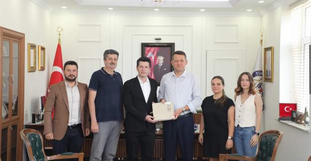 İnşaat Mühendisleri Odası Alanya Temsilciliğinden Kaymakam Ürkmezer'e  Ziyaret