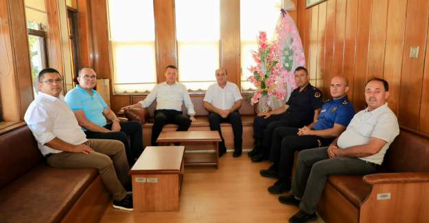 Kaymakam Ürkmezer Hal Dernek Başkanlığını Ziyaret Etti